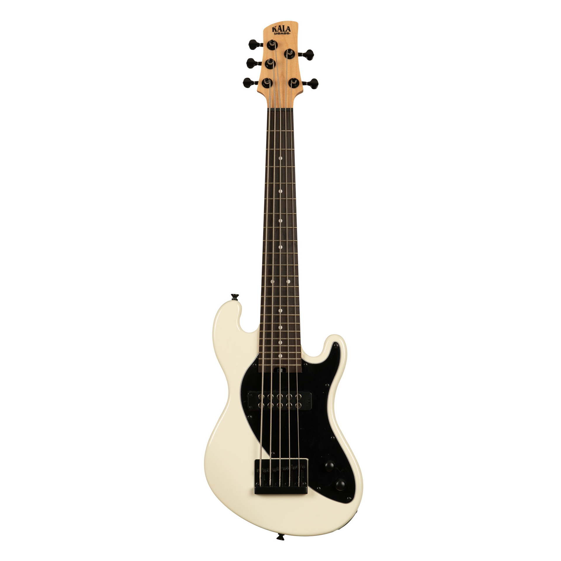 U-Bass Solid Body 5-String, Fretted - Sweet Cream with Bag