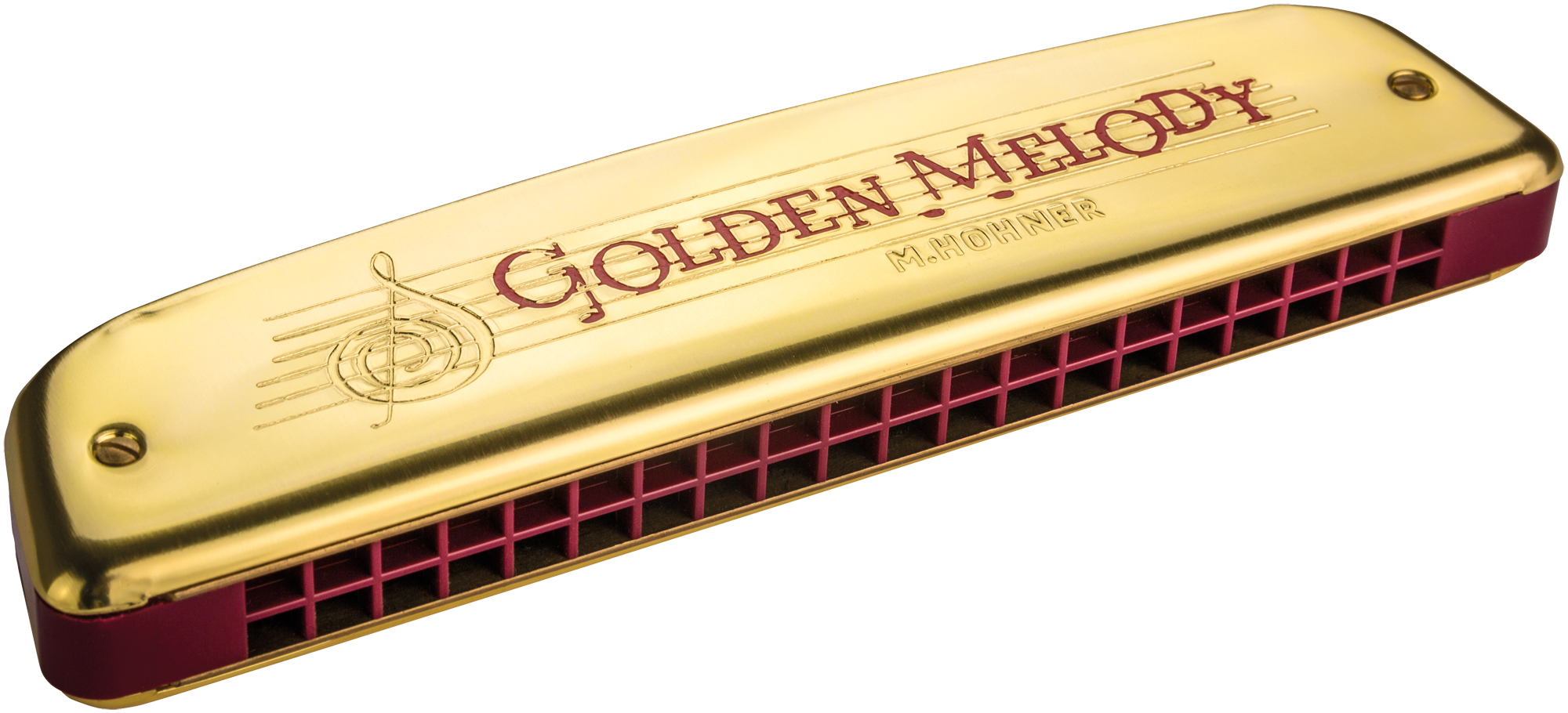 HOHNER Mundharmonika Golden Melody 40 C messing
