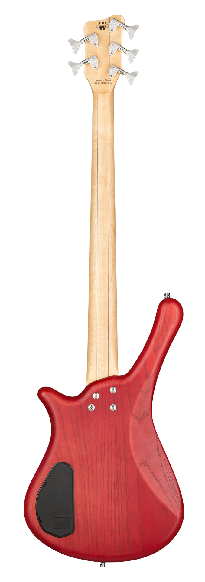Warwick Rockbass Fortress, 5-String - Burgundy Red Transparent