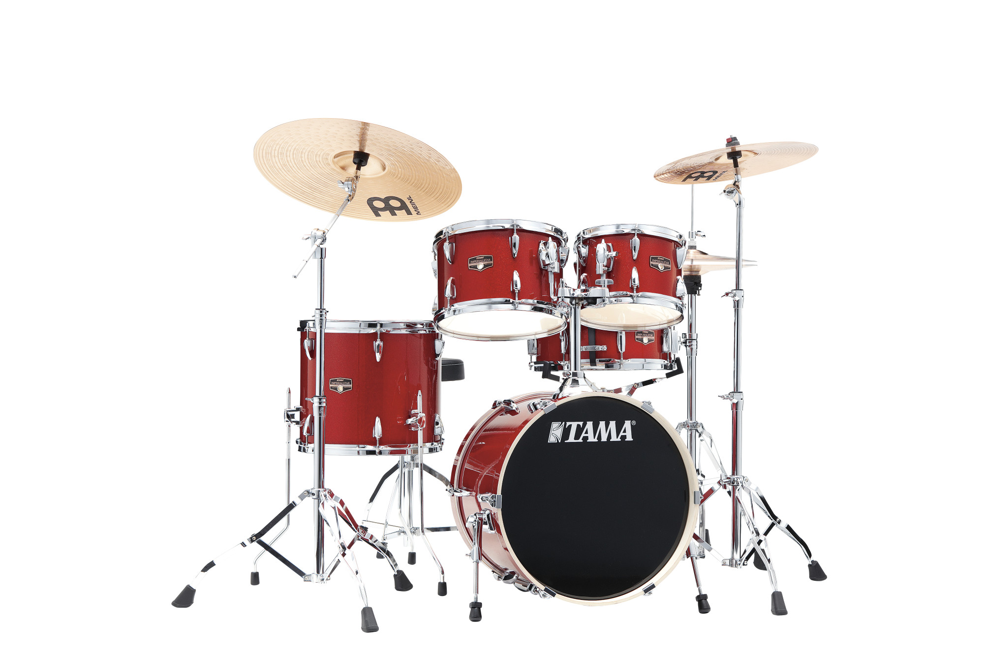 TAMA IP58H6W-BRM Imperialstar 18" Drum Set 5 teilig - Burnt Red Mist/Chrom