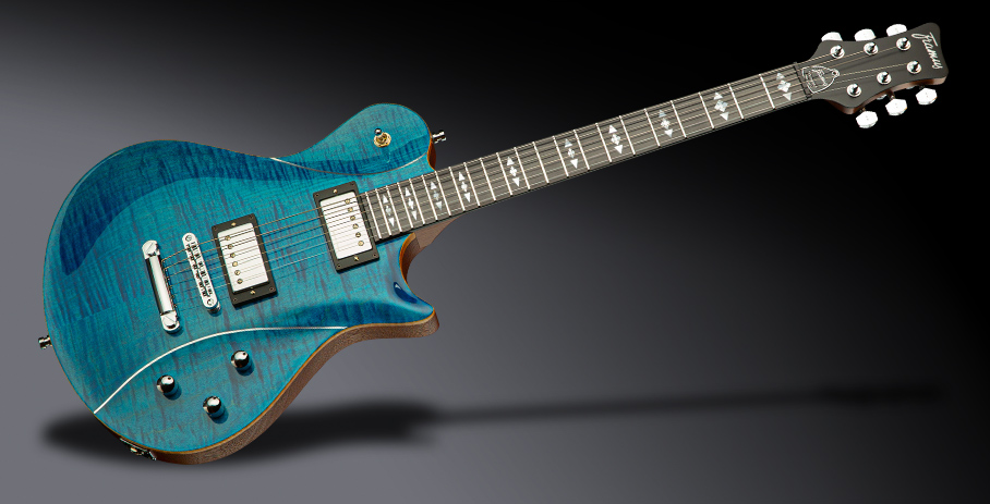 Framus Teambuilt Pro Series Panthera II Supreme - Ocean Blue Transparent High Polish / Satin Side and Back