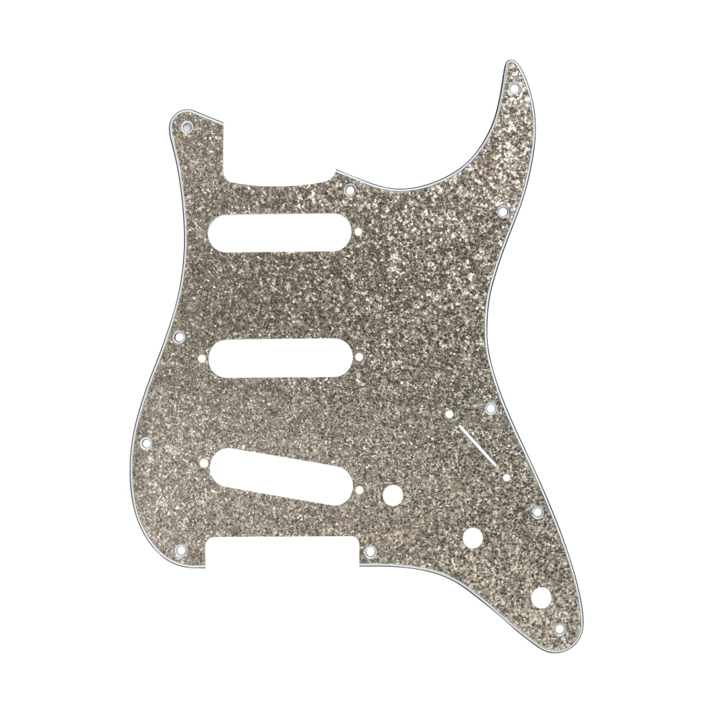 D'Andrea ST-Style SSS Pickguard (DPP ST SIS SSS), Silver Sparkle
