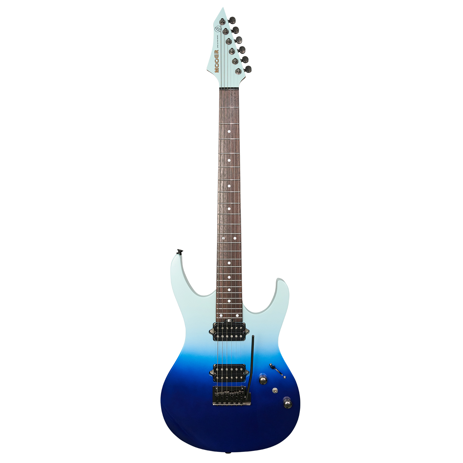 Mooer MMT50 Guitar, Tremolo Bridge - Blue-White Gradient