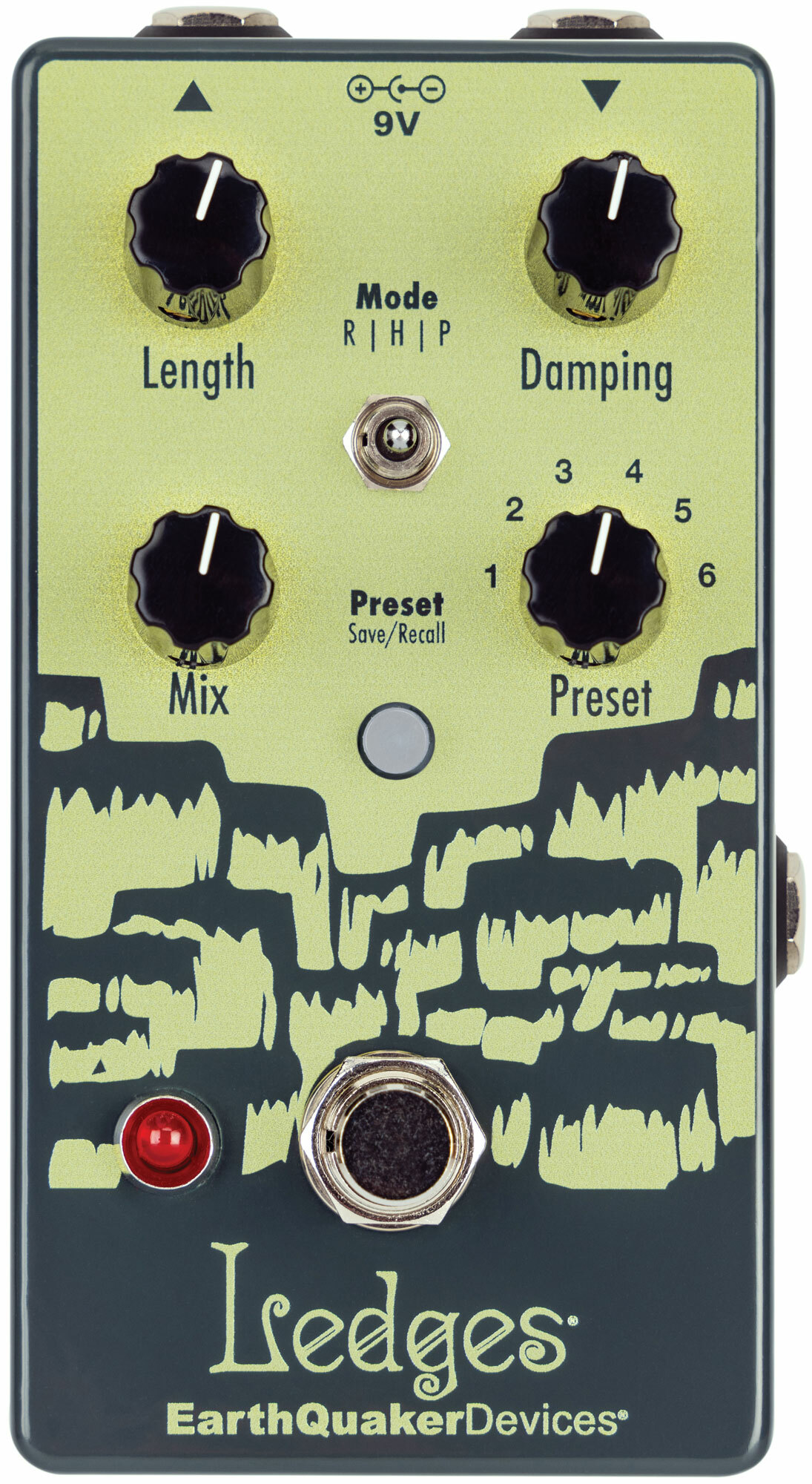 EarthQuaker Devices Ledges™ - Tri-Dimensional Reverberation Machine