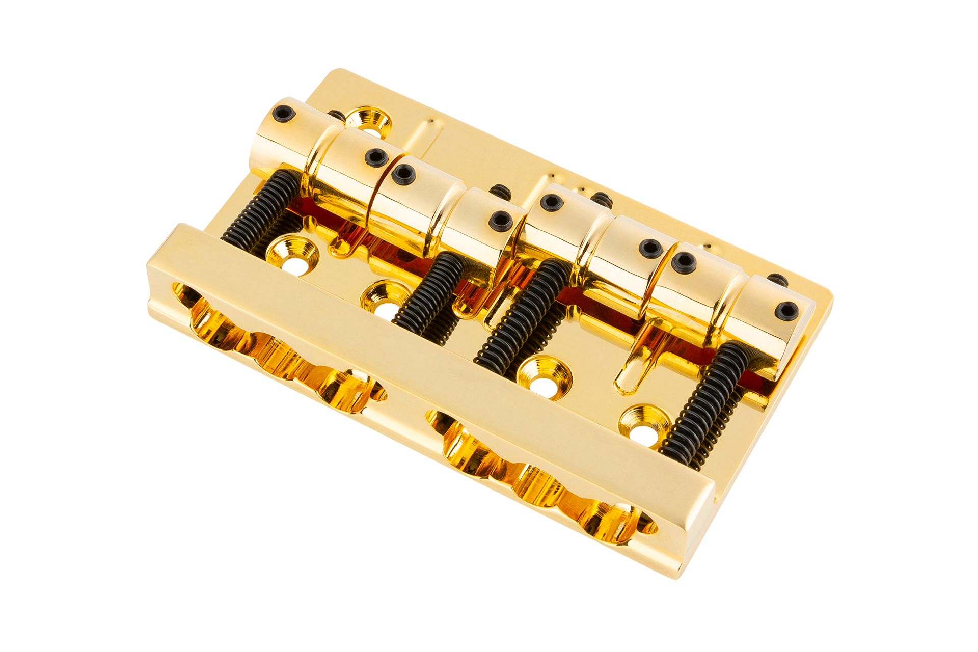 Sadowsky/Hipshot - MasterBuilt and Custom Shop Quick Release Bridge, 20 mm, 4-String - Gold