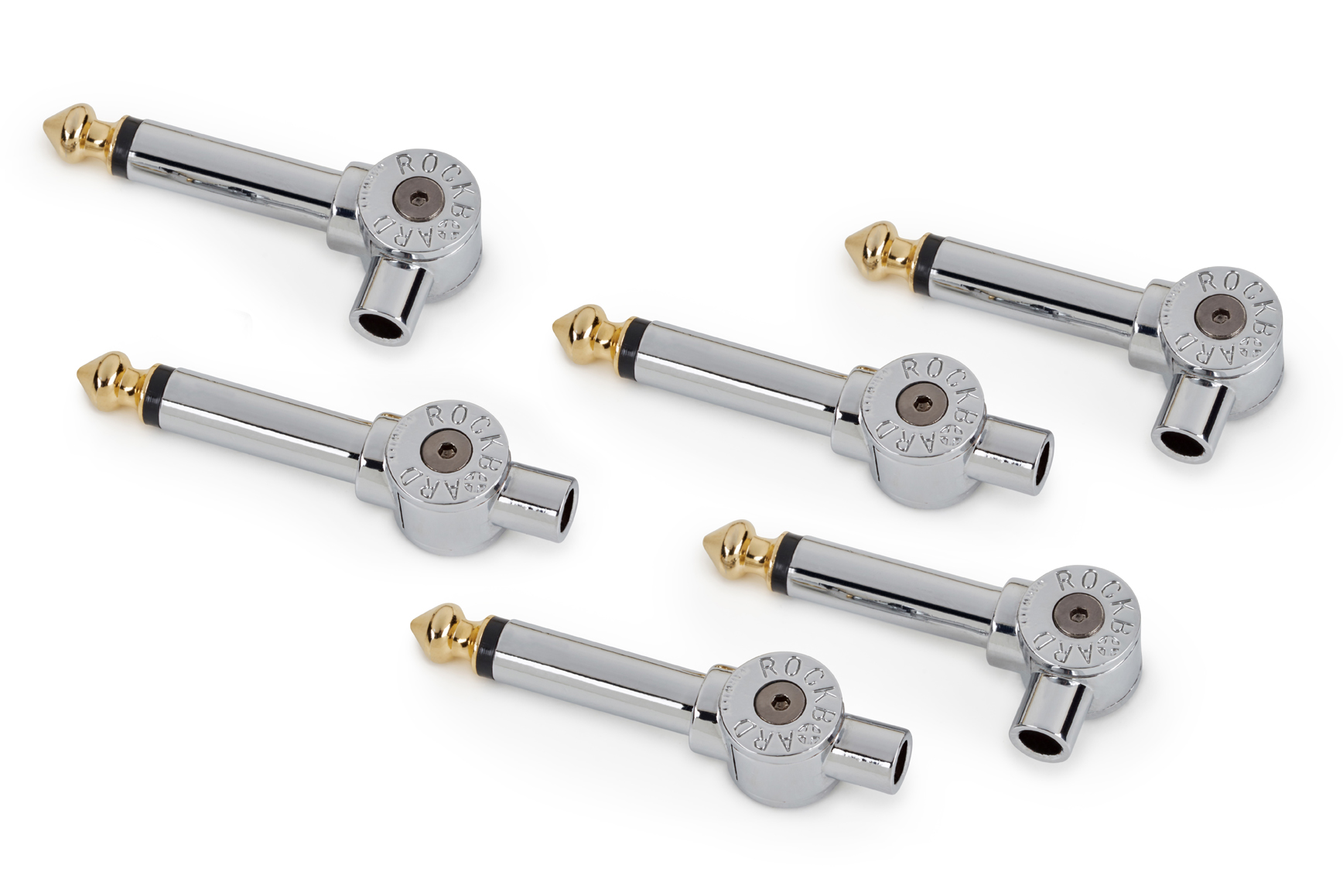 RockBoard PatchWorks Solderless Plugs, 6 pcs. - Chrome