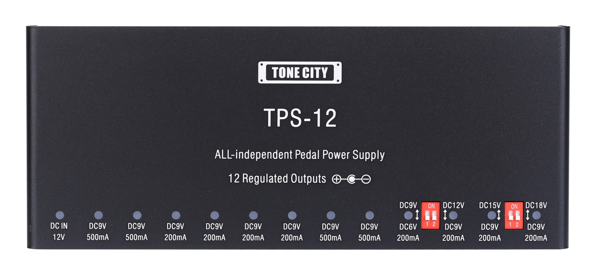 Tone City TPS-12 - Multi Power Supply with 12 Outputs