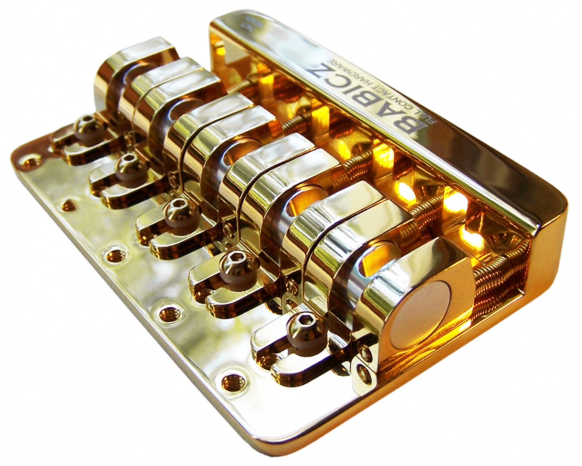 Babicz FCH-5 Bass Bridge - 5 Hole Mount - Gold