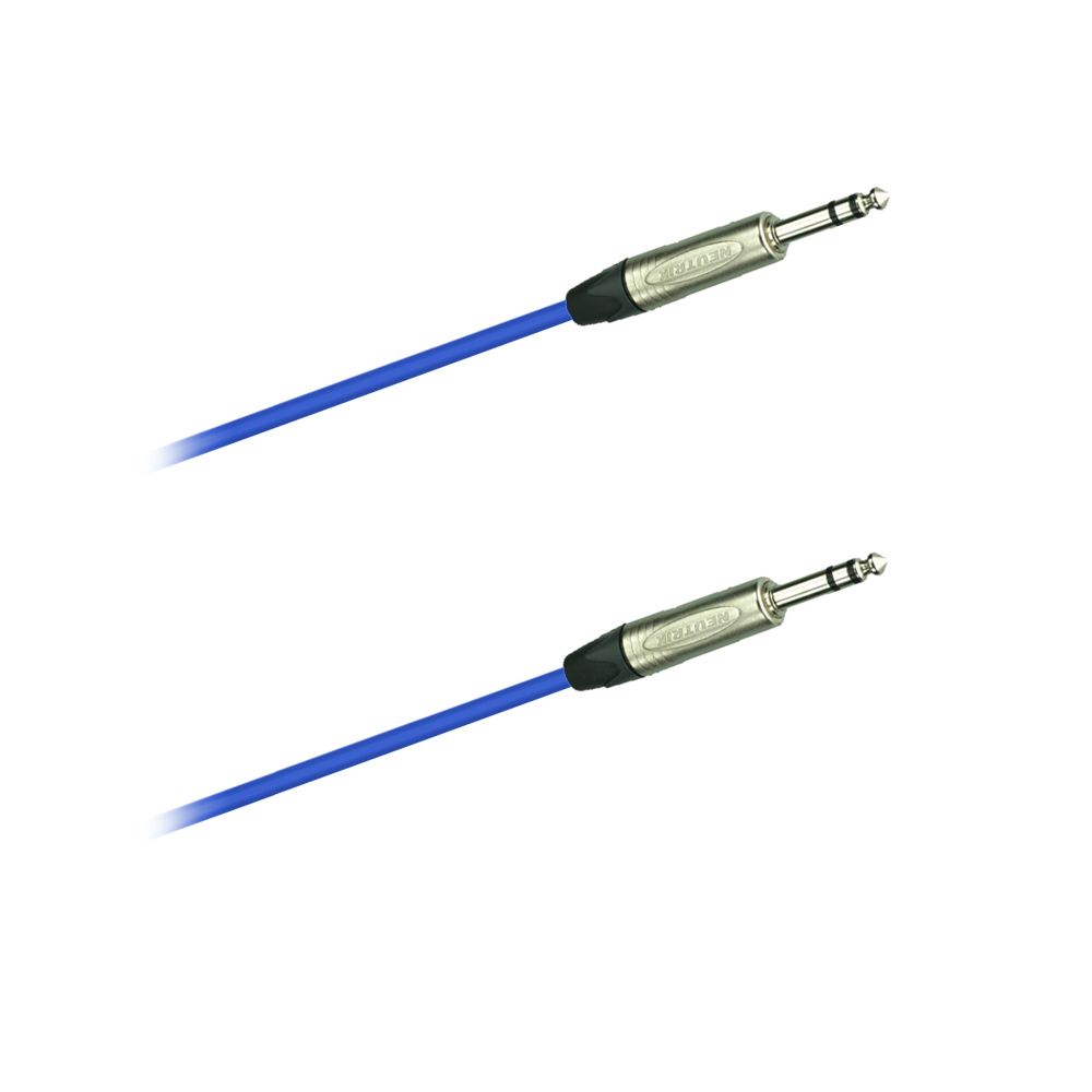 DREITEC 17860 Mikrofon Kabel 6 m, blau