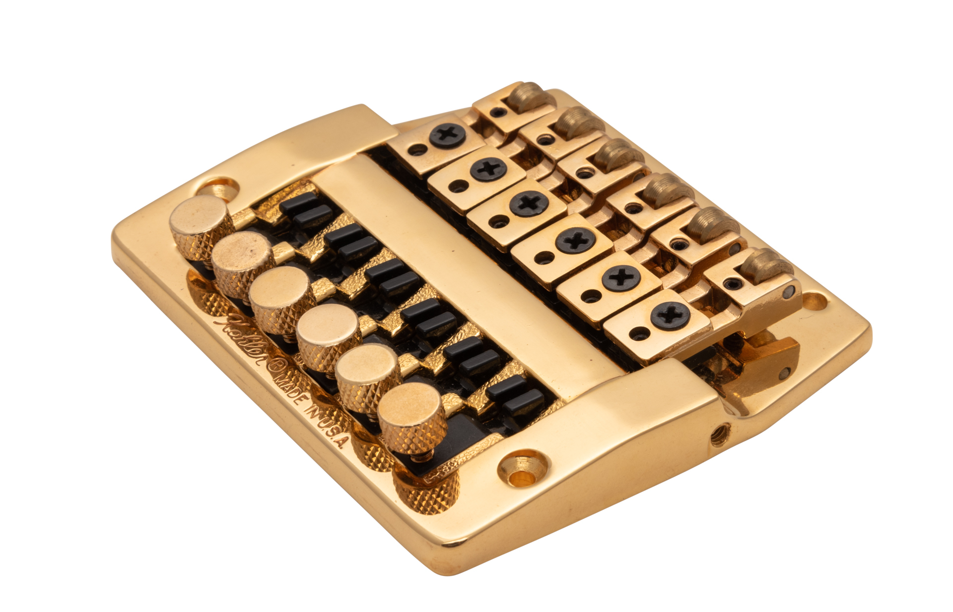 Kahler 3300 - Fixed Bridge (Fine Tuning, Brass Saddles) - Gold