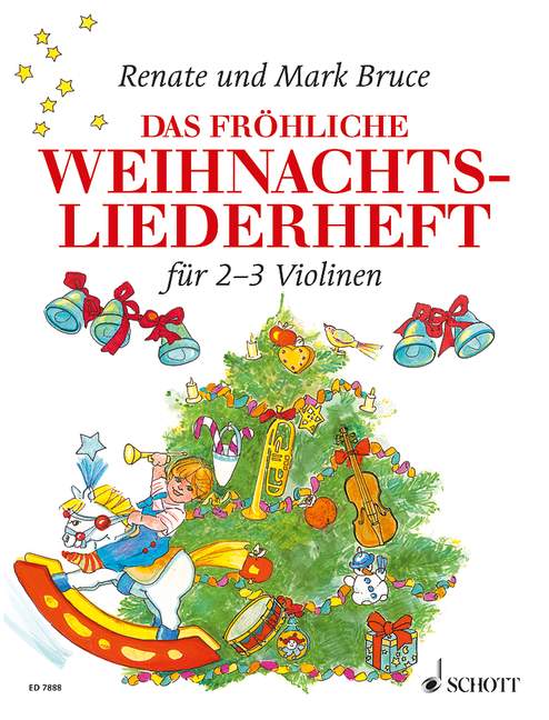 Das fröhliche Weihnachtsliederheft für 2-3 Violinen ED 7888