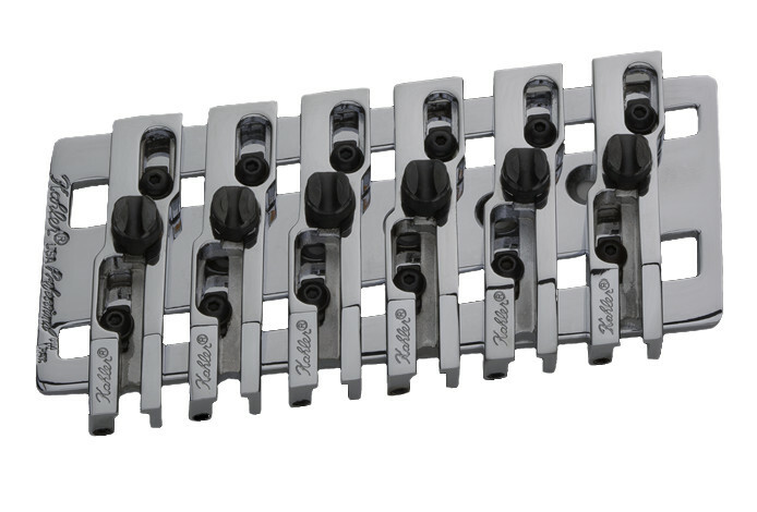 Kahler 2460-XW6 - 6-String Extra Wide Bass Fixed Bridge - Chrome