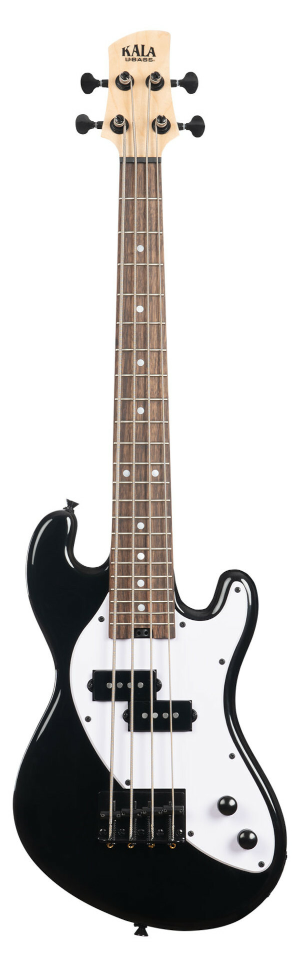 U-Bass Solid Body 4-String, Fretted - Jet Black with Bag
