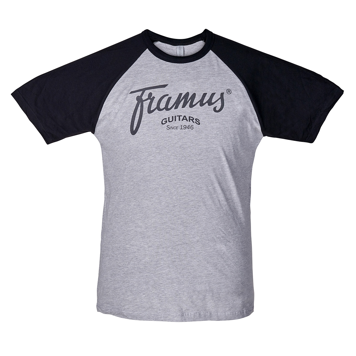 Framus Promo - Logo Baseball T-Shirt Gray/Black - Size M