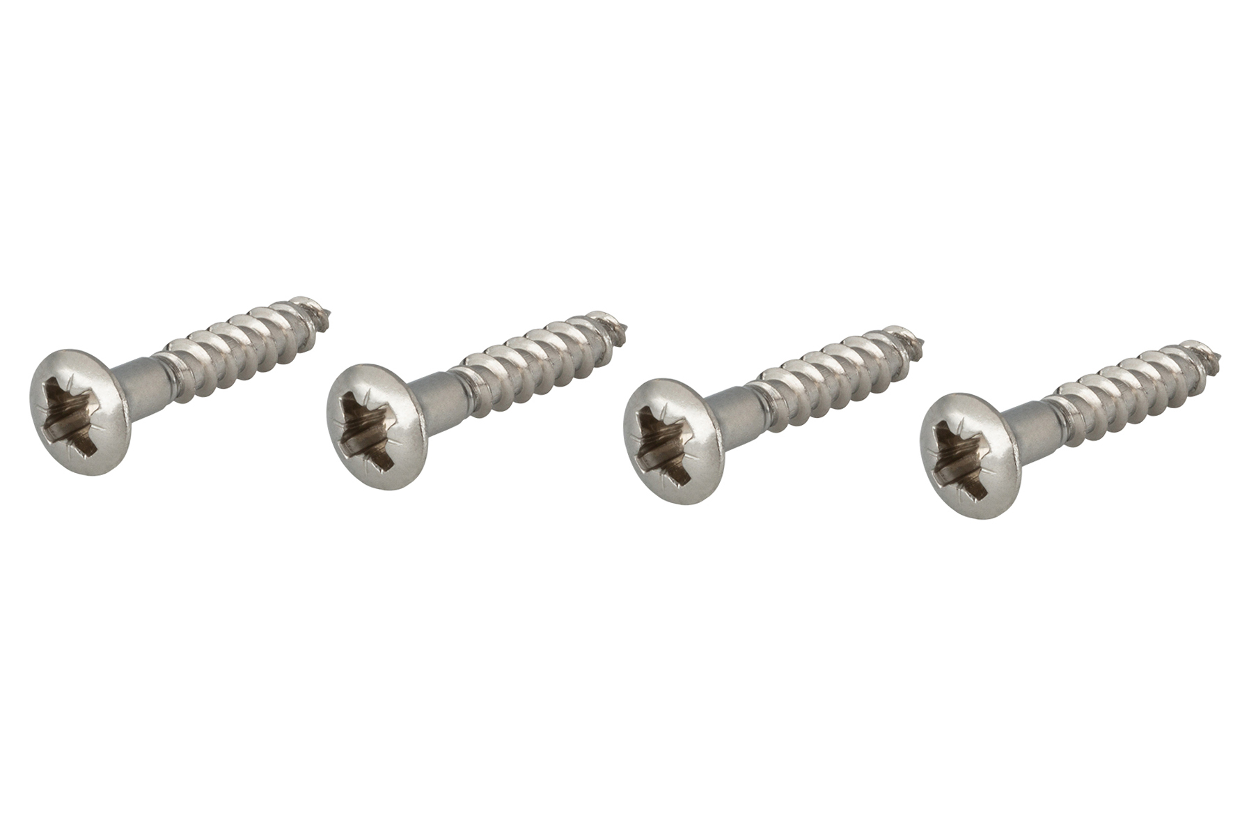 Framus & Warwick Parts - Countersunk Bridge Screw, 3.5 mm x 20 mm, 4 pcs. - Stainless Steel