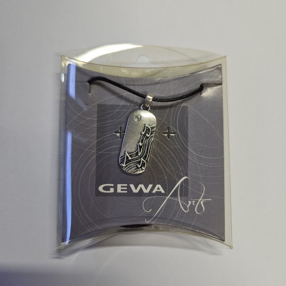 Gewa Halskette, Noten mit Glitzerstein