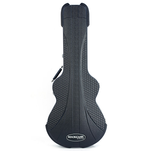 RockCase - Premium Line - Electric Guitar ABS Case (Semi-Hollowbody), Curved - Black