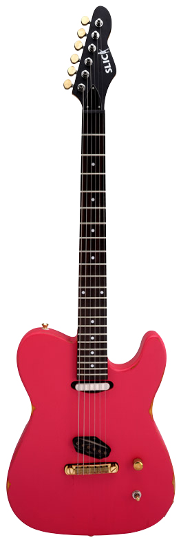 Slick SL 50 CR E-Gitarre T-Style Coral Red