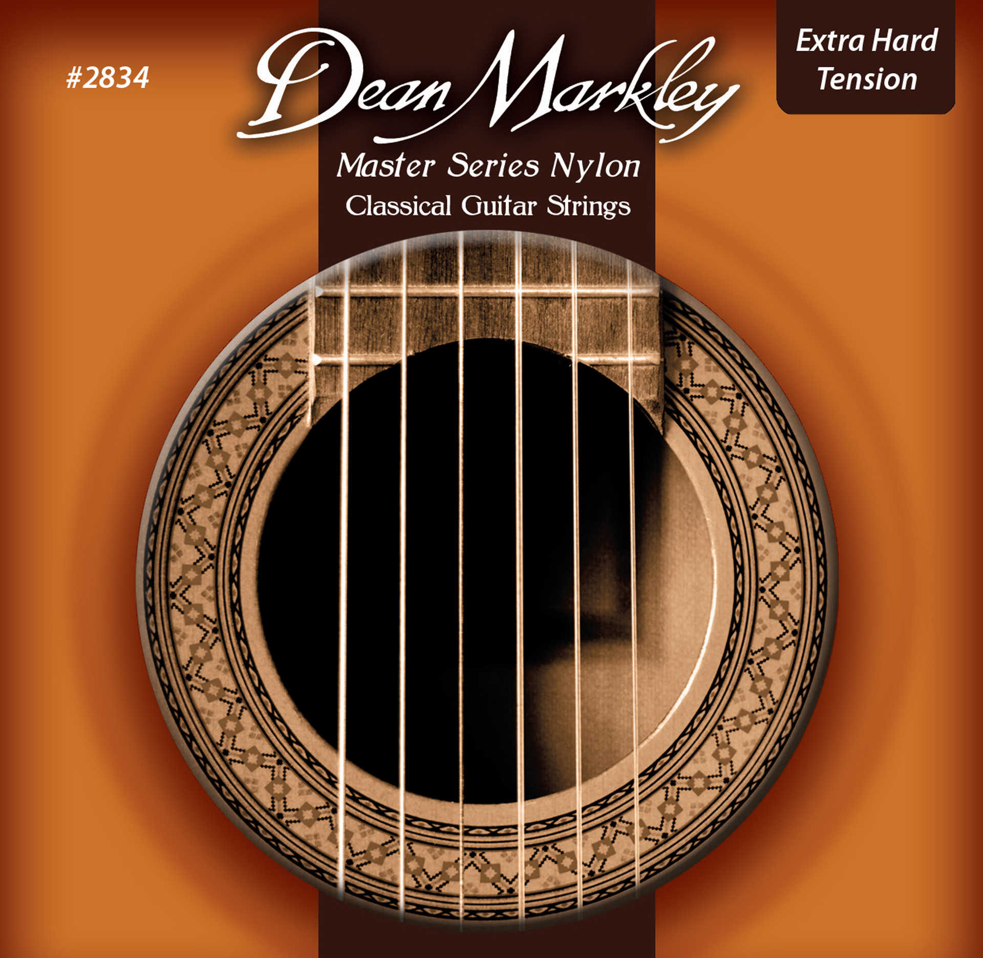 Dean Markley Master Series - 2834 - Classical Guitar String Set, Extra Hard Tension, .028-.045