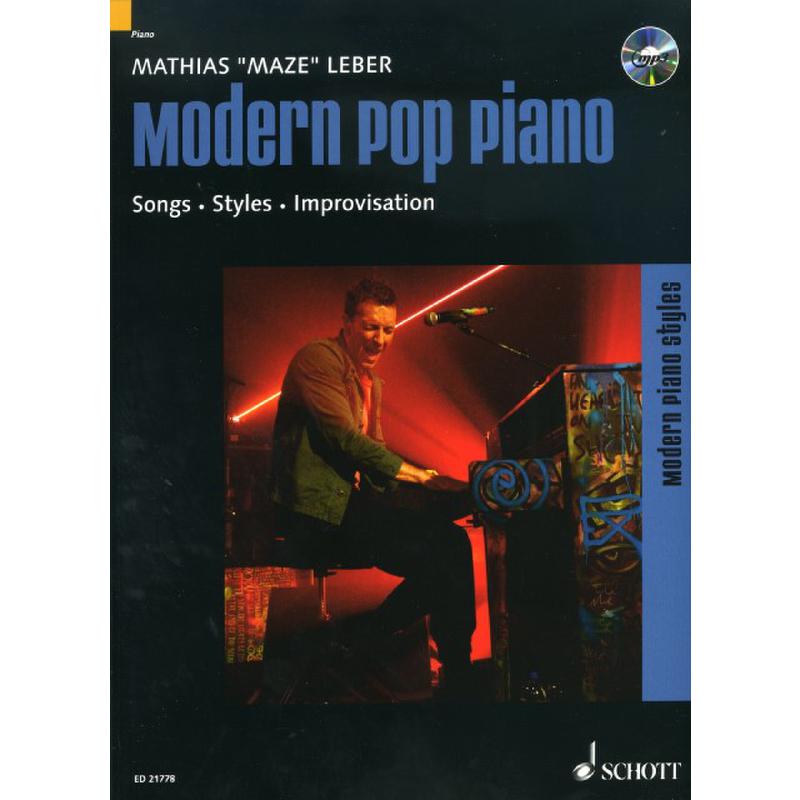 Leber: Modern Pop Piano + CD,  Songs - Styles - Improvisation - ED21778