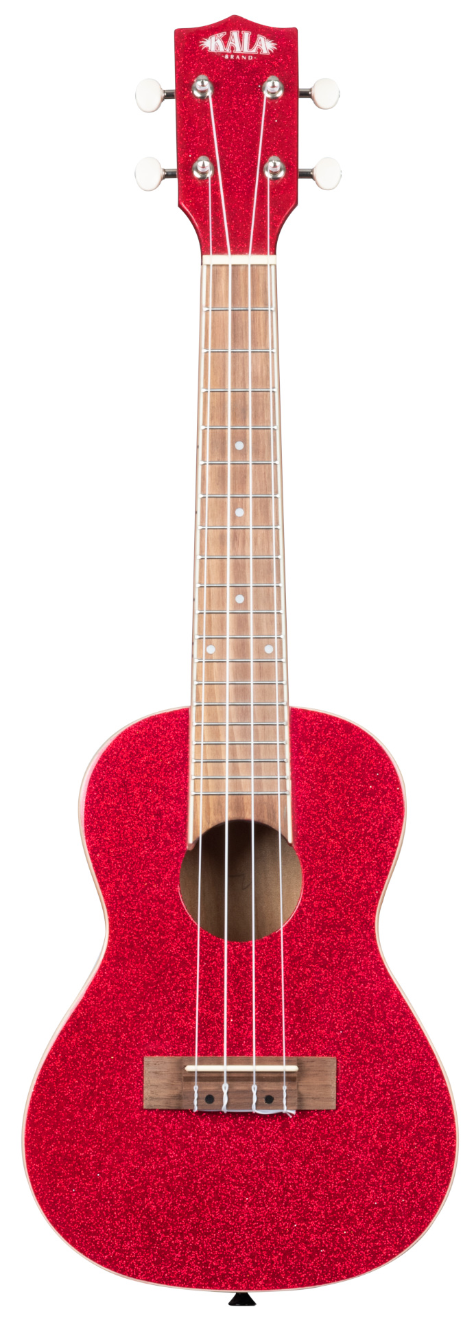 KALA KA-SPRK-RED - Sparkle Series Ritsy Red Concert Ukulele + Tasche