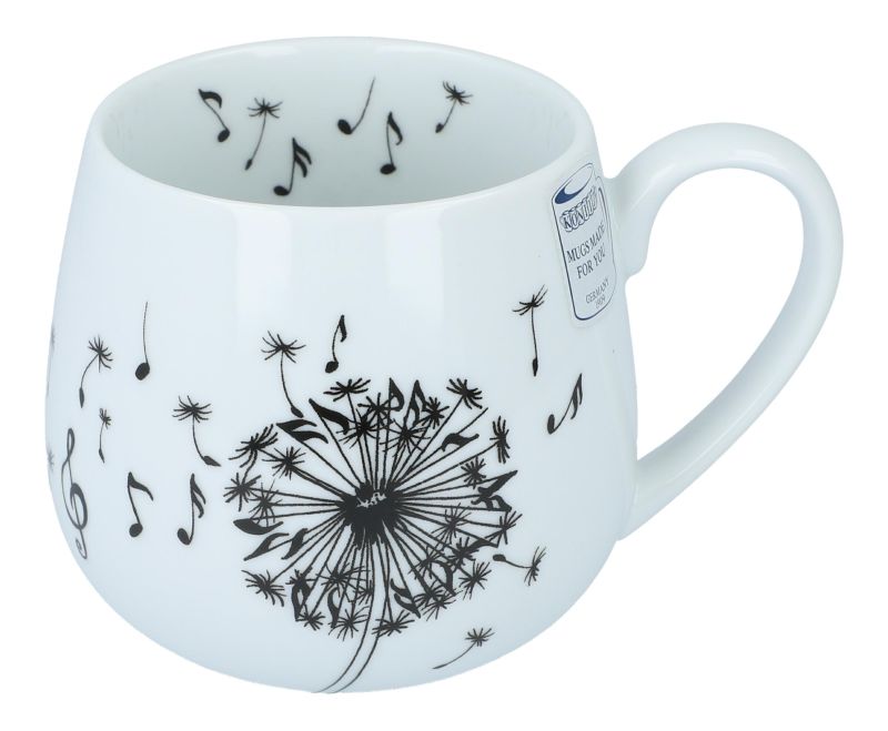 Henkelbecher Pusteblume mit Noten