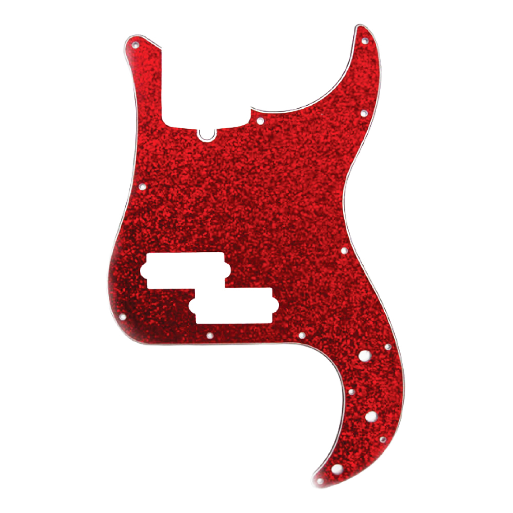 D'Andrea P-Bass Pickguard (DPP PB RDS), Red Sparkle