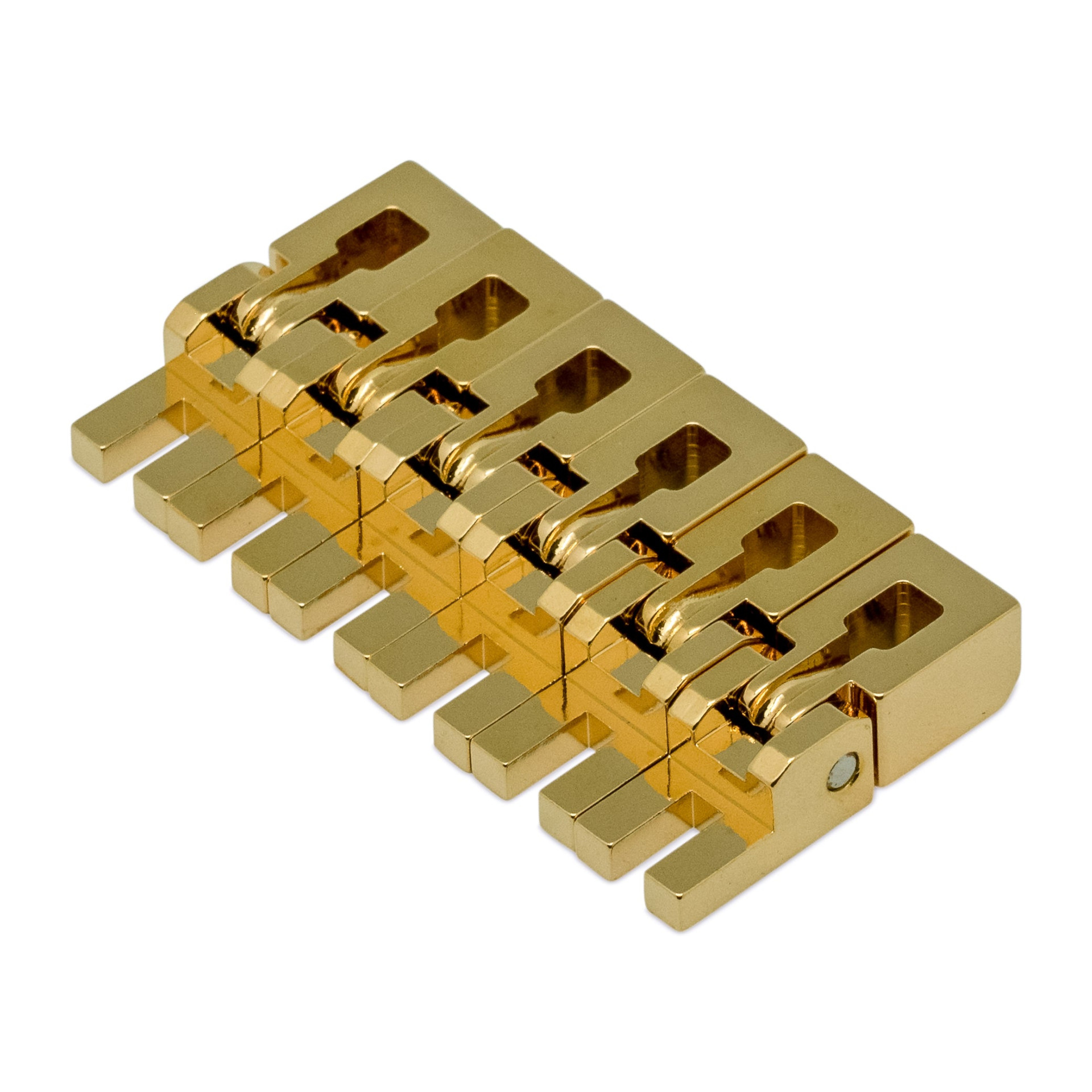 Floyd Rose FROBSS14GP - Original Saddle Set (6), 14" Radius - Gold Finish