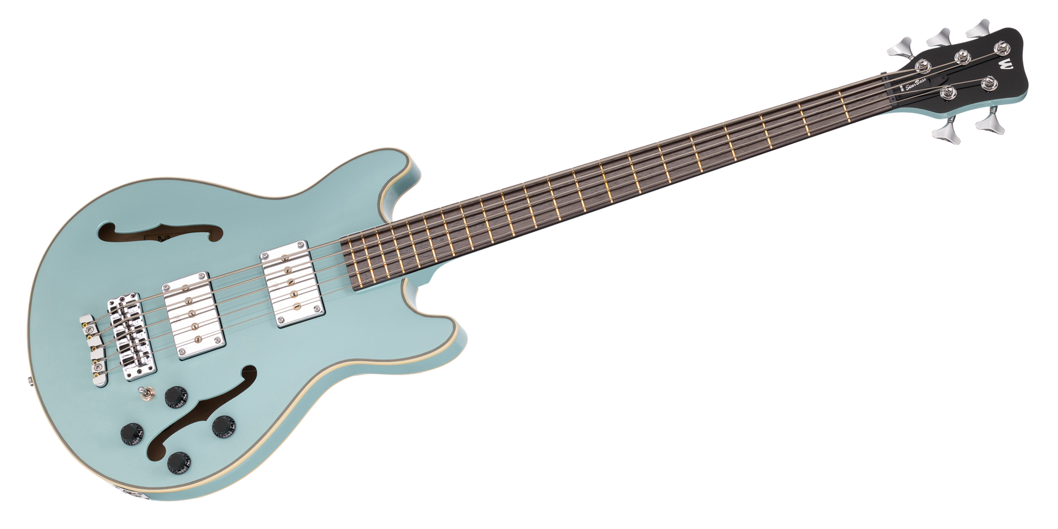 Warwick RockBass Star Bass, 5-String - Solid Daphne Blue High Polish
