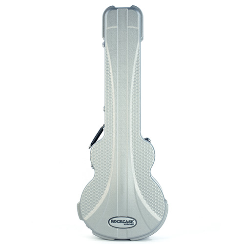 RockCase - Premium Line - Electric Bass ABS Case (Hollowbody), Curved - Silver