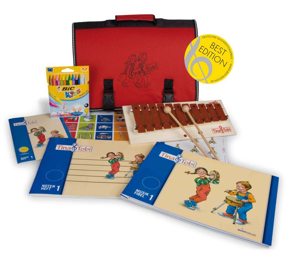 BOSSE BE 4000 Tina & Tobi Musiktasche komplett - Musikalische Früherziehung Erstausstattung
