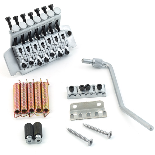 Framus Parts - Framus Licensed Floyd Rose Tremolo System, 7-String, Lefthand - Satin Chrome