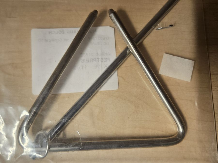 Gewa Triangel 10 cm inkl. Schlägel