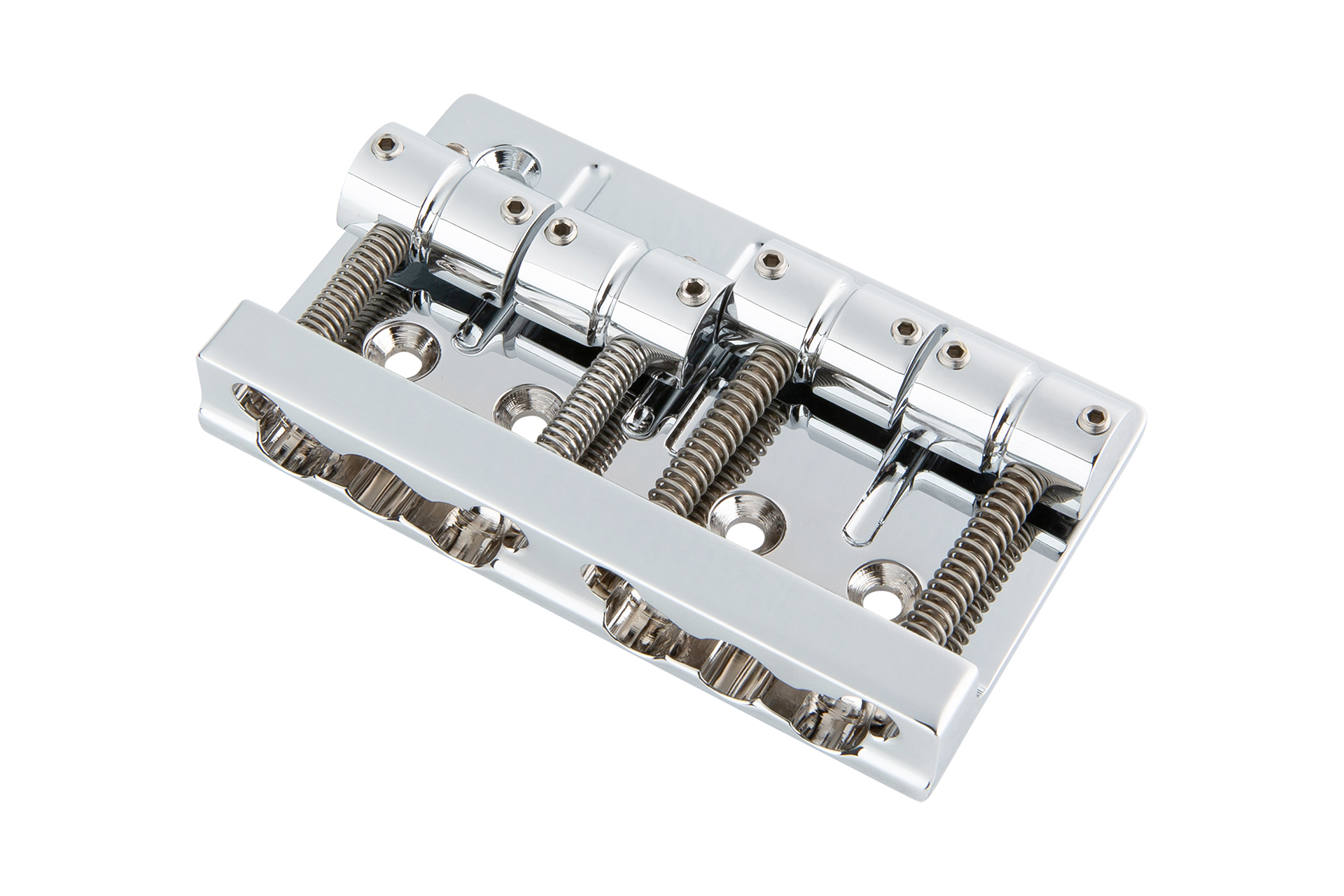 Sadowsky/Hipshot - MasterBuilt and Custom Shop Quick Release Bridge, 20 mm, 4-String - Chrome