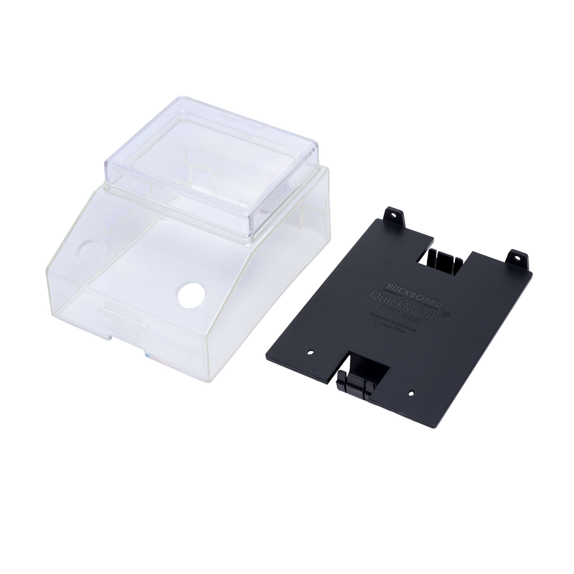 RockBoard PedalSafe Type E200 - Protective Cover and RockBoard Mounting Plate for the BOSS 200 series pedals