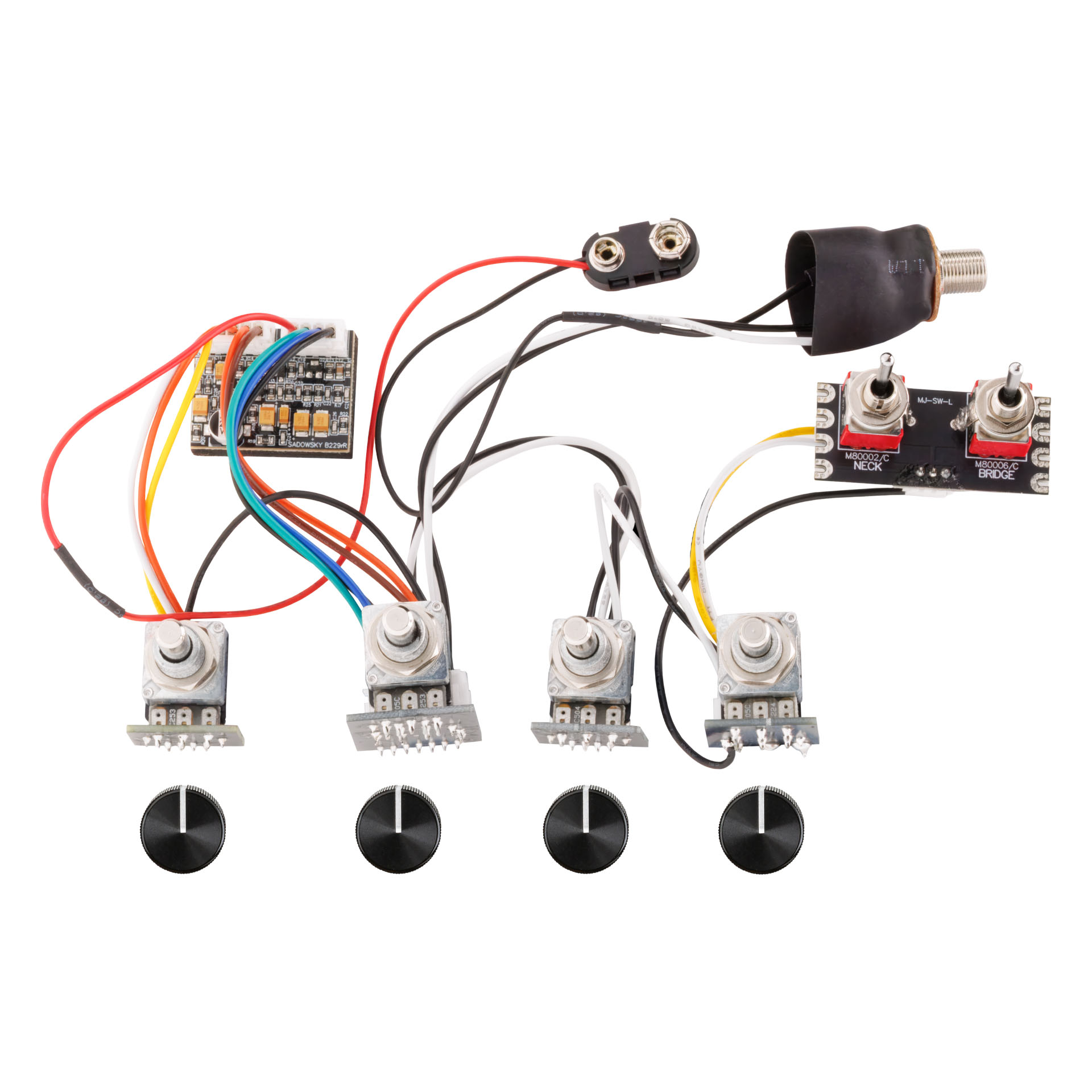 Sadowsky Parts - MetroExpress Complete Electronics for Vintage M/J-Style Lefthand Bass