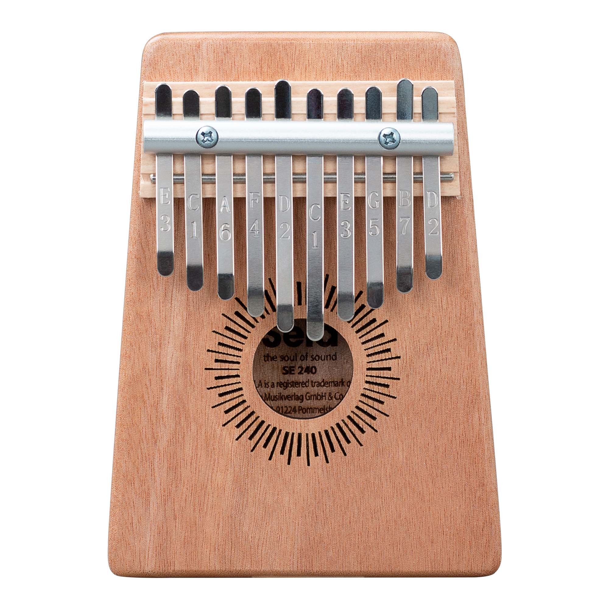SELA SE240 Sela Kalimba Mahagoni 10