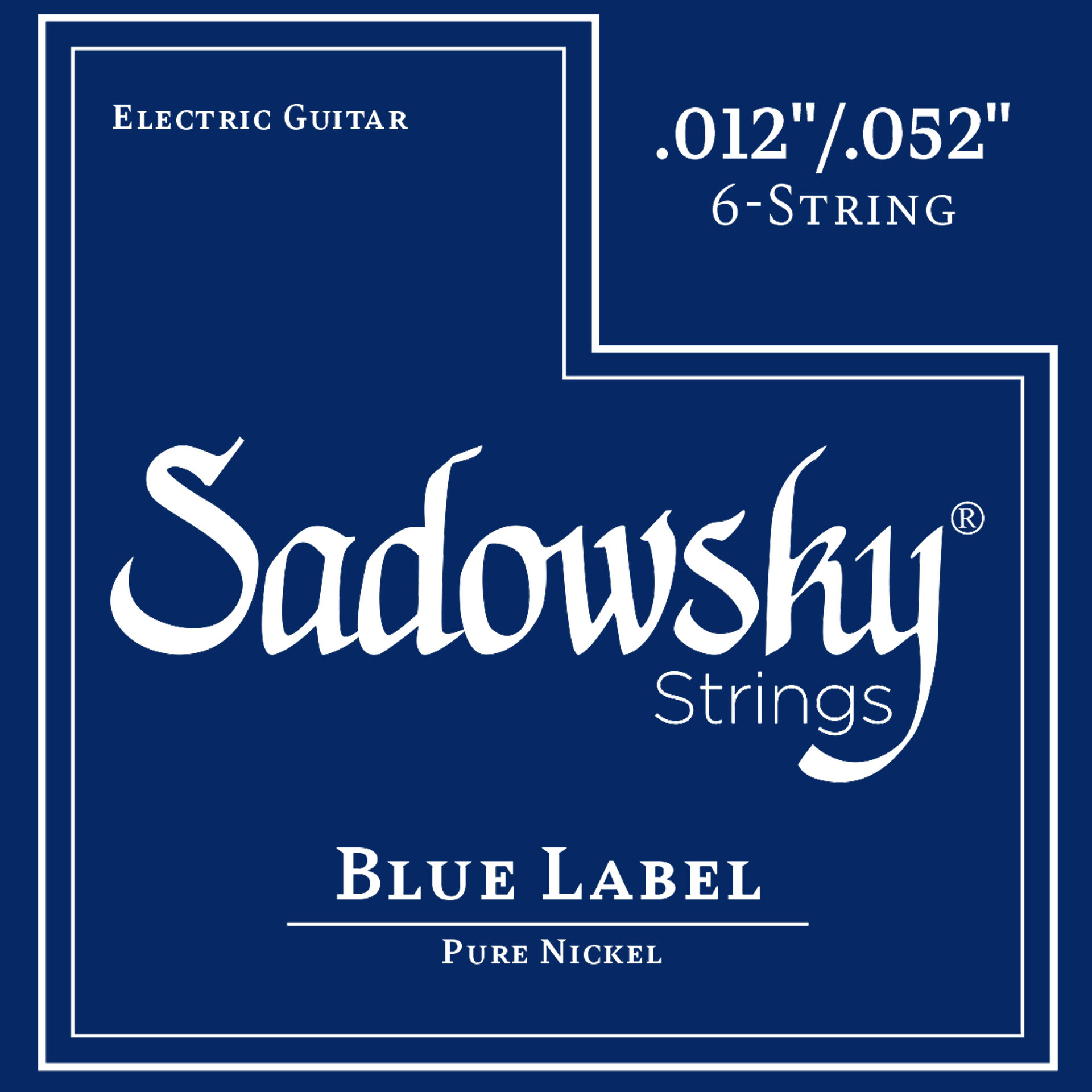 Sadowsky Blue Label Guitar String Set, Nickel Plated Steel - 012-052