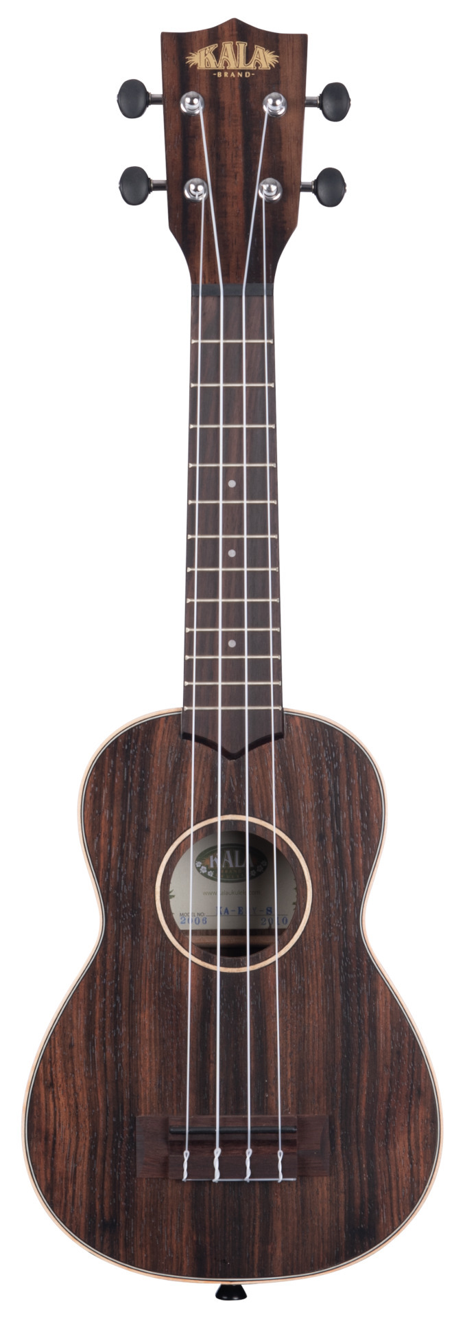 KALA KA-EBY-S - Ebony Soprano Ukulele, with Bag (UB-S)