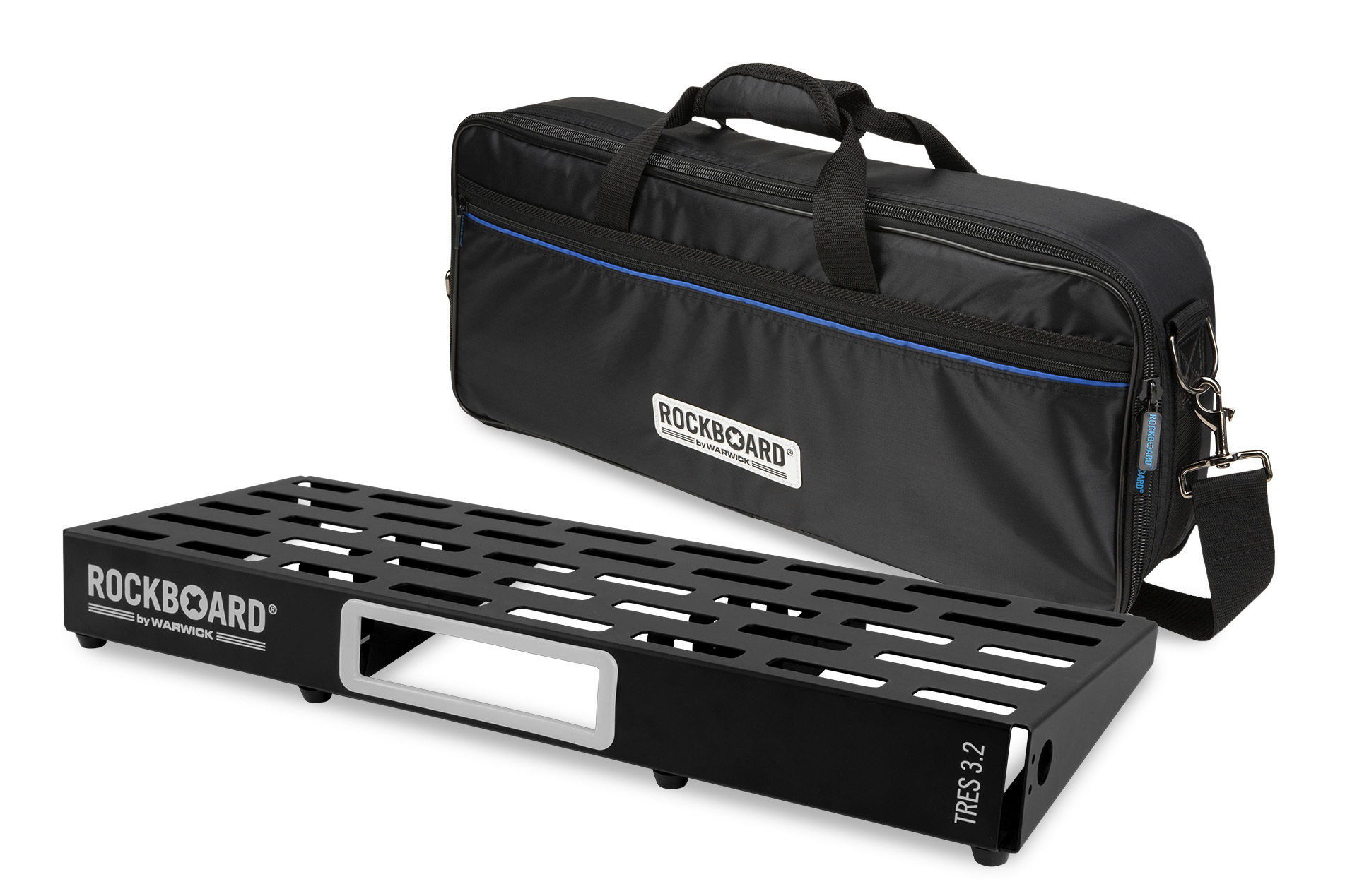 RockBoard TRES 3.2, Pedalboard with Gig Bag