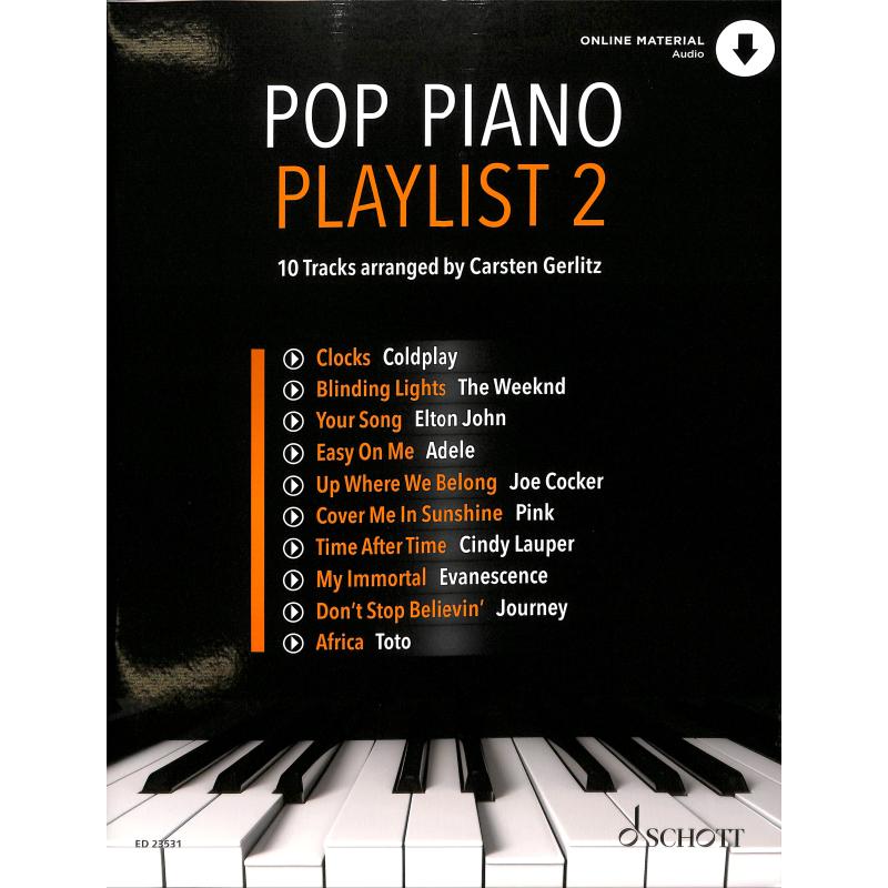 Gerlitz: Pop Piano Playlist 2 - Noten Klavier - ED 23531