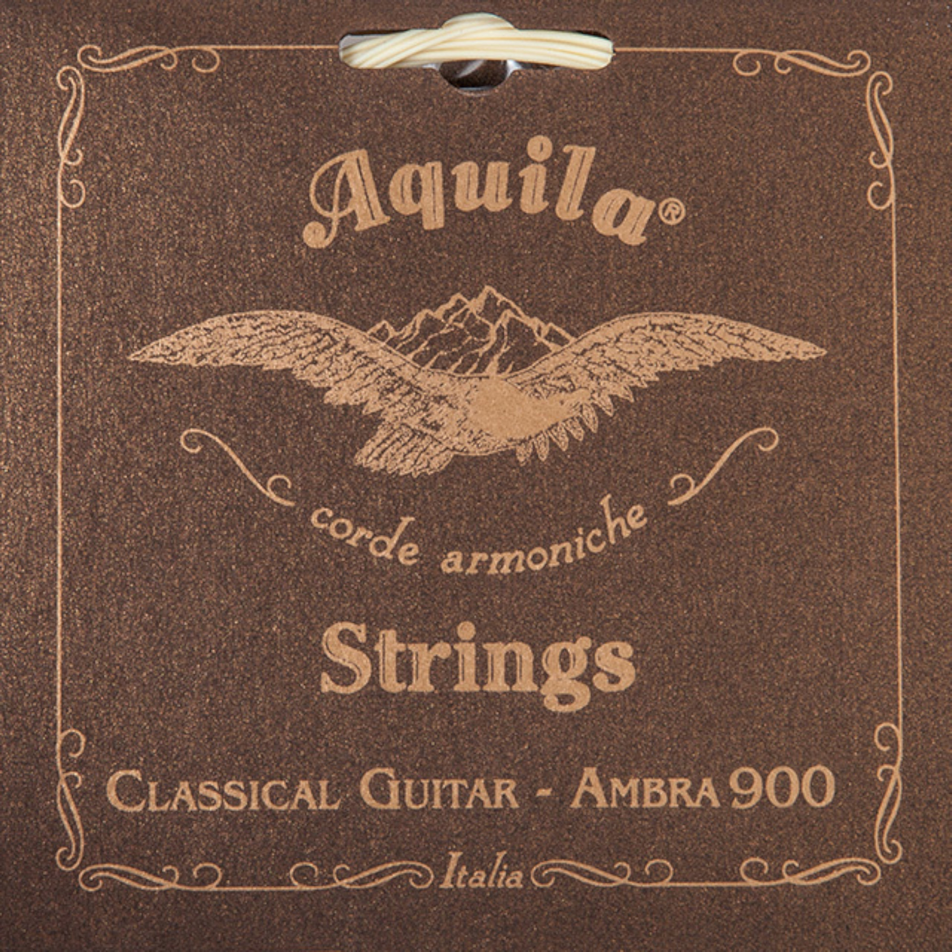 Aquila 186C - Ambra 900 Series, Classical Guitar / Historical Guitar Treble Strings - Low Tension