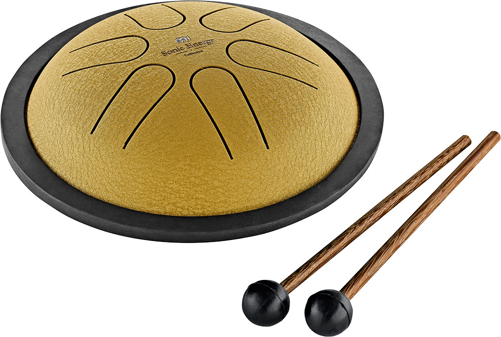 MEINL MSTD3G Sonic Energy Mini Steel Tongue Drum B Major - Gold, 6" / 15,24 cm