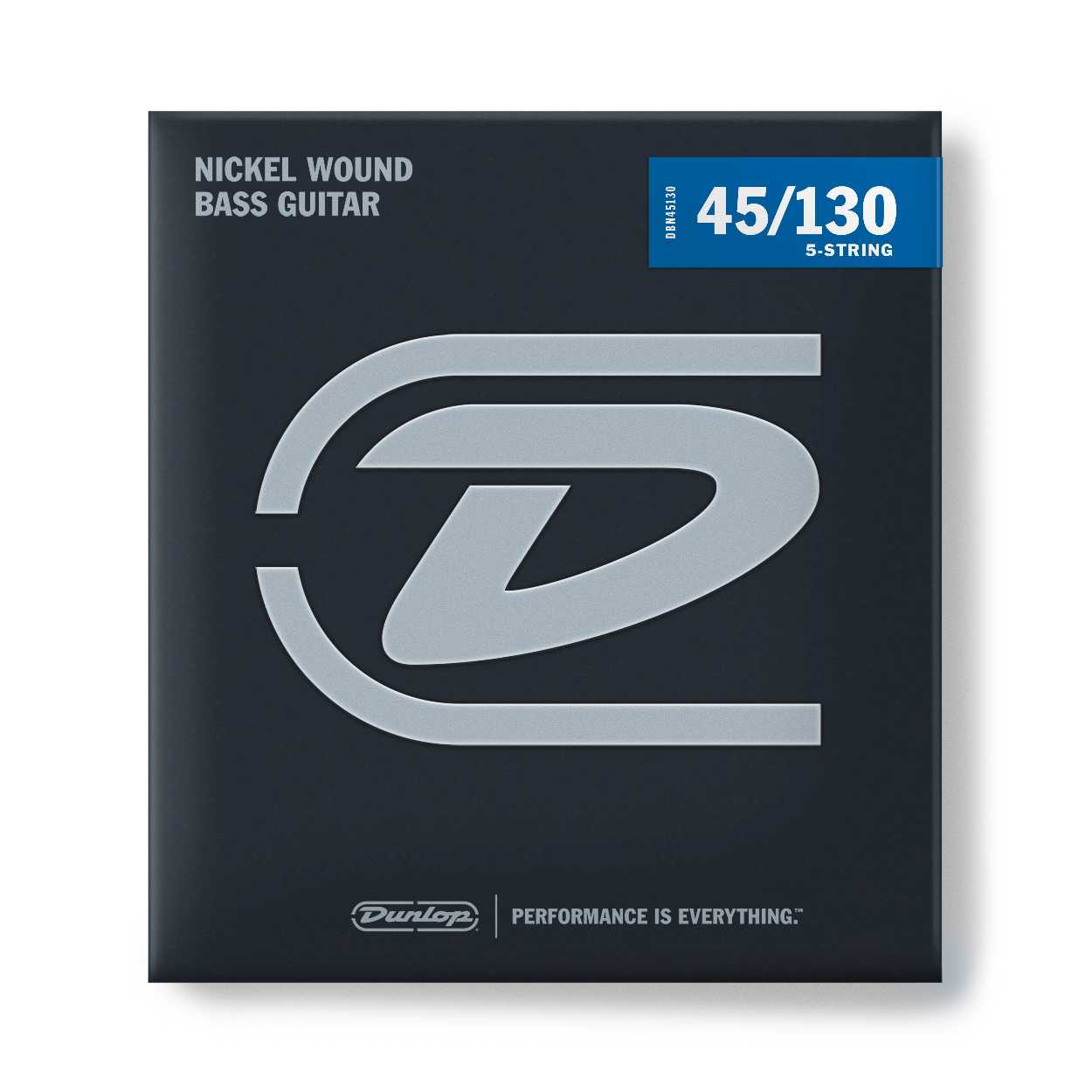 Dunlop Bass Nickel Wound - DBN45130 - Bass String Set, 5-String, Medium 045-130