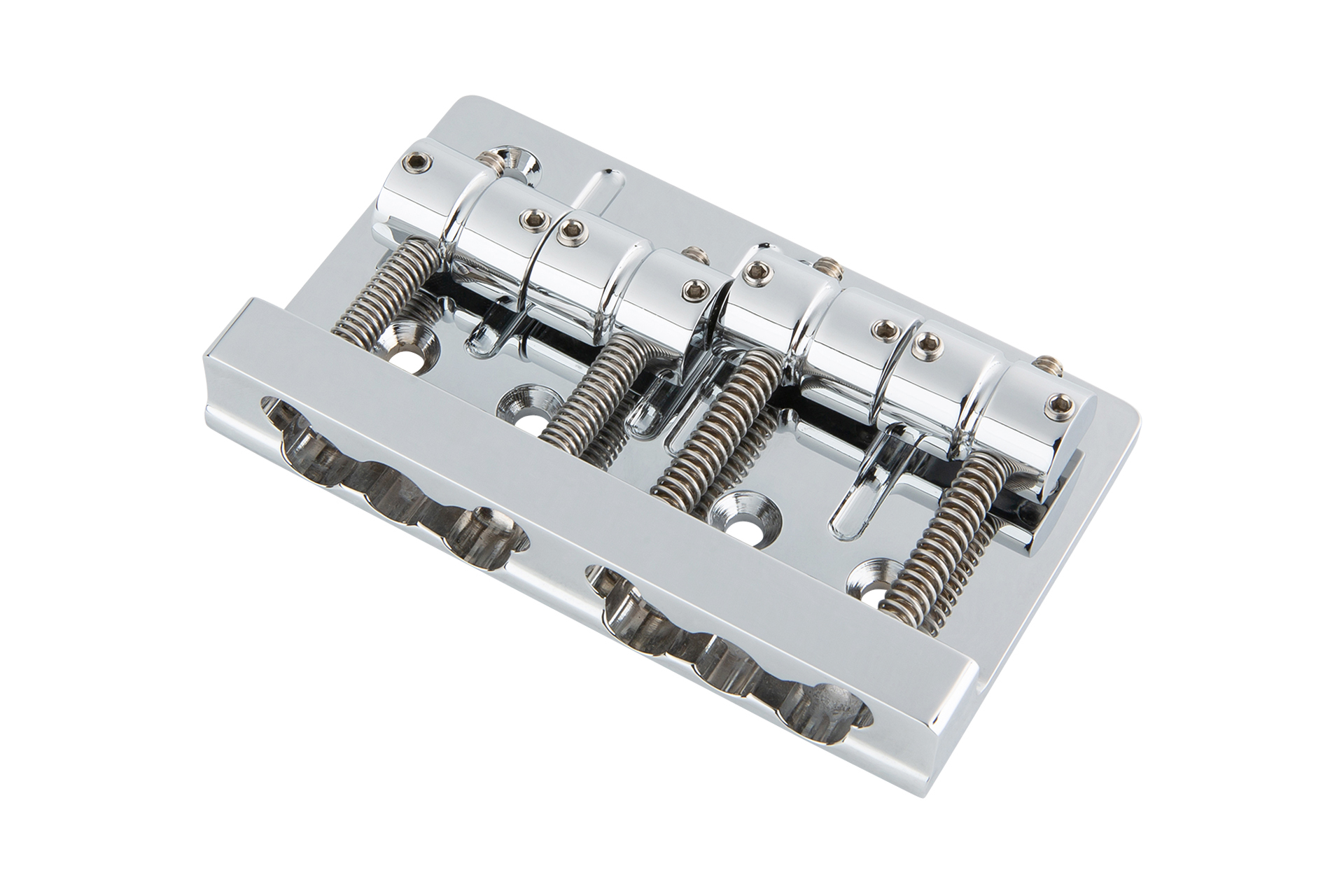 Sadowsky/Hipshot - MasterBuilt and Custom Shop Quick Release Bridge, 19 mm, 4-String - Chrome