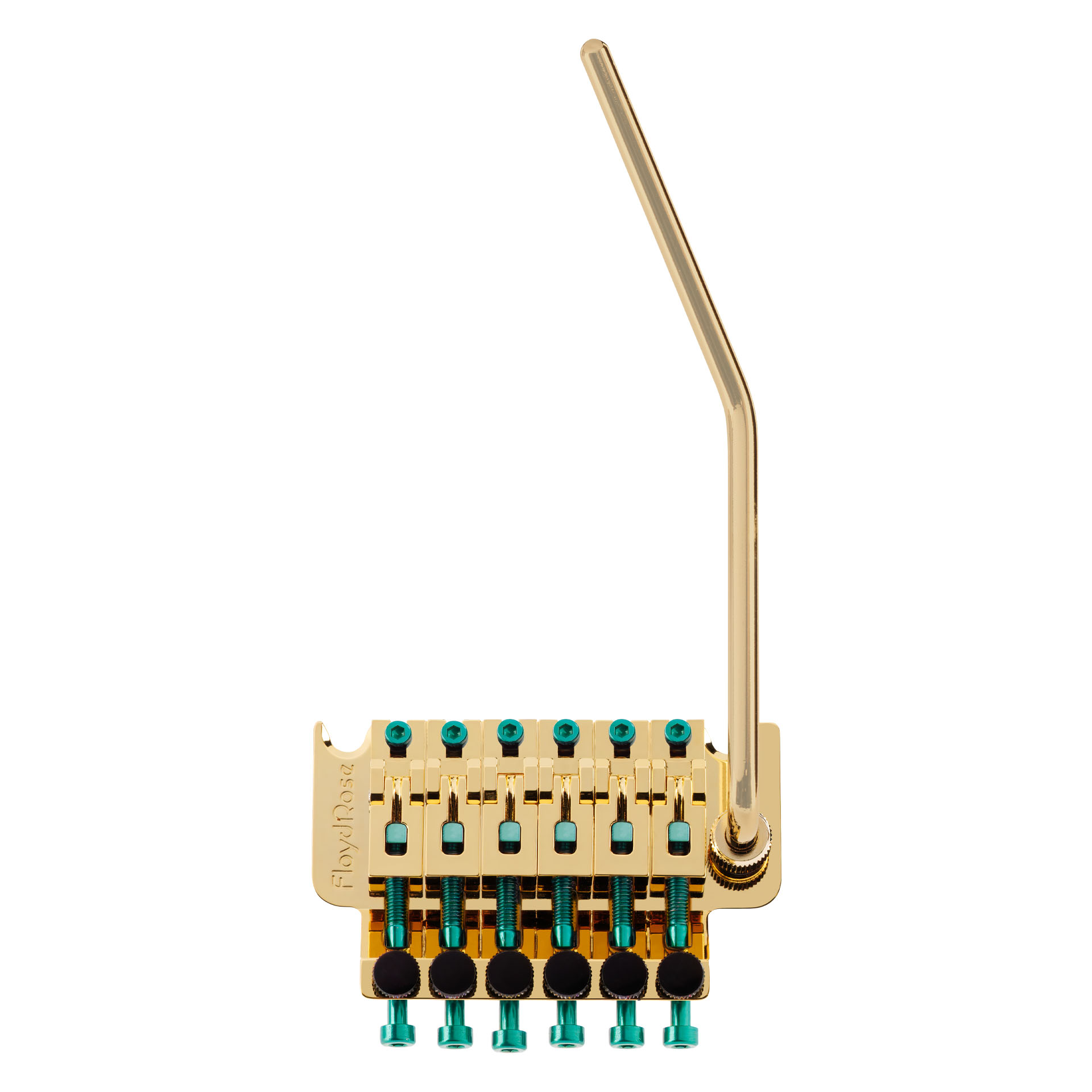 Floyd Rose FRT300-GN - Original Tremolo System - Gold with Green Hardware