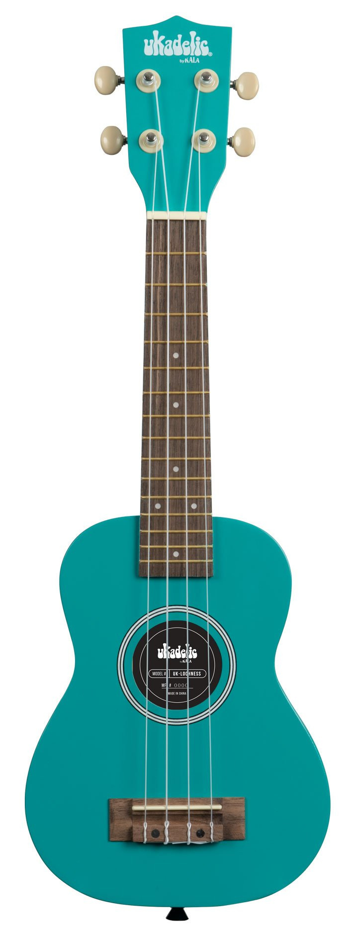 KALA Ukadelic UK-LOCHNESS - Lochness Soprano Ukulele, with Tote Bag