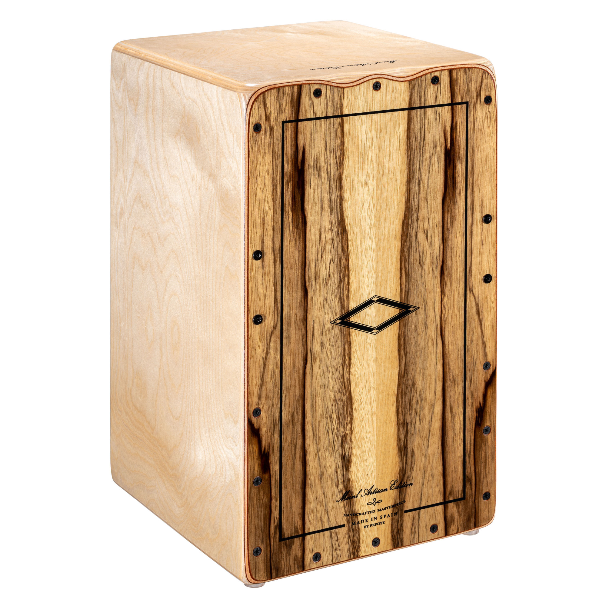 Meinl AEMILLI Percussion Artisan Edition Series String Cajon Minera Line - Limba