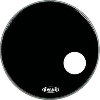 EVANS BD20RB EQ3 Black 20", Bass Drum Reso Fell