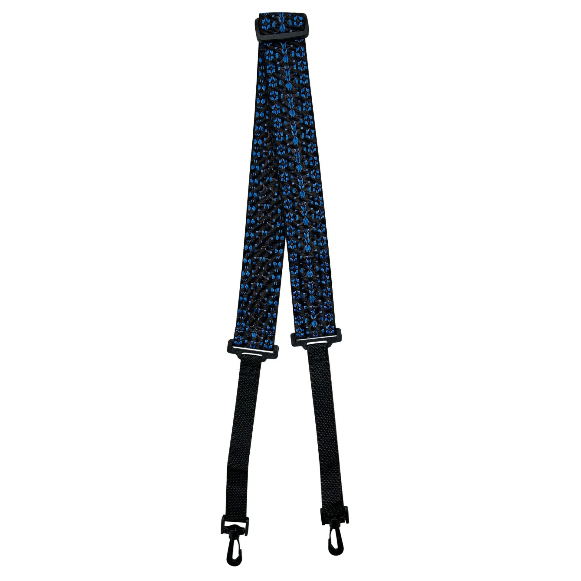 D'Andrea Banjo Strap Woven Tapestry with Swivel Hooks (1312-4), Blue